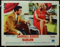 3h427 HARLOW LC #4 '65 Mike Connors talks to sexy Carroll Baker in the title role!