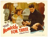 3h448 HOMICIDE FOR THREE LC #3 '48 Audrey Long doesn't know what to do with unconscious man!