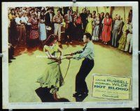 3h452 HOT BLOOD LC '56 best image of sexy Jane Russell & Cornel Wilde dancing, Nicholas Ray