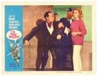 3h467 I'LL TAKE SWEDEN LC #6 '65 Bob Hope & Dina Merrill are stopped by hotel security!