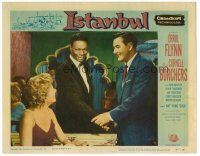 3h478 ISTANBUL LC #4 '57 Nat King Cole between Errol Flynn & Cornell Borchers!