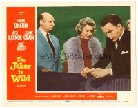 3h493 JOKER IS WILD LC #1 '57 crying Mitzi Gaynor looks at upset Frank Sinatra!