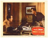 3h513 KNOCK ON ANY DOOR LC #2 R59 Humphrey Bogart, John Derek, directed by Nicholas Ray!