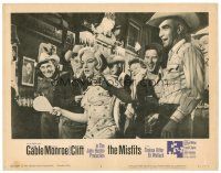 3h570 MISFITS LC #6 '61 Gable, Montgomery Clift, Eli Wallach & ping-ponging sexy Marilyn Monroe!
