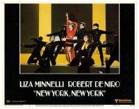 3h590 NEW YORK NEW YORK LC #4 '77 Liza Minnelli performing on stage with men dressed in black!