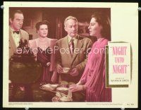3h595 NIGHT UNTO NIGHT LC #4 '49 Broderick Crawford, Rosemary DeCamp, Art Baker & Viveca Lindfors!