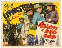 3h064 RAIDERS OF RED GAP TC '43 Robert Livingston as The Lone Rider & Al Fuzzy St. John!