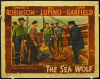 3h689 SEA WOLF LC '41 Edward G. Robinson as sadistic Wolf Larsen with John Garfield, Jack London