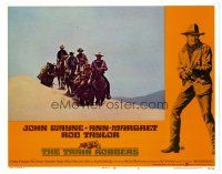 3h820 TRAIN ROBBERS LC #8 '73 John Wayne & Ann-Margret ride with men through desert!
