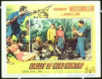 3h842 VALLEY OF HEAD HUNTERS LC '53 Johnny Weismuller as Jungle Jim finds a rope trap!