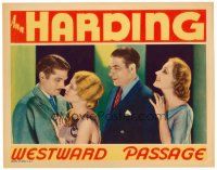 3h856 WESTWARD PASSAGE LC '32 c/u of Ann Harding, Laurence Olivier, Zasu Pitts & Irving Pichel!