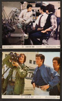 3j873 COVER ME BABE 2 color 8x10 stills '70 Robert Forster & Sam Waterson w/camera!