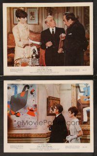 3j900 HOW TO STEAL A MILLION 2 color 8x10 stills '66 sexy Audrey Hepburn & Peter O'Toole!