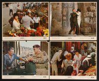 3j770 JUDITH 4 color 8x10 stills '66 Daniel Mann directed, sexy Sophia Loren & Peter Finch!