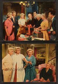 3j954 YOUNG AT HEART 2 color 6.75x9.25 stills '54 Doris Day, Gig Young, Barrymore, Dorothy Malone!