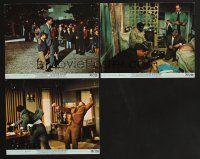 3j848 THEY CALL ME MISTER TIBBS 3 8x10 mini LCs '70 Sidney Poitier decks guy & investigates crime!