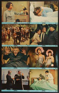 3j701 WHAT'S SO BAD ABOUT FEELING GOOD 8 8x10 mini LCs '68 Dom DeLuise, Peppard & Mary Tyler Moore!
