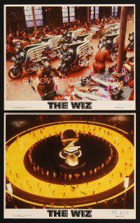 3j952 WIZ 2 8x10 mini LCs '78 wild images from musical Wizard of Oz adaptation!
