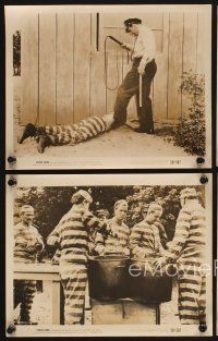 3j232 CHAIN GANG 7 8x10 stills '50 Douglas Kennedy, cool images of convicts in prison!