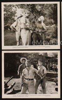 3j449 EAST OF SUMATRA 3 8x10 stills '53 great images of Earl Holliman & Jeff Chandler in action!