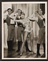 3j323 JULIET PROWSE 5 8x10 stills '50s cool cast image of super sexy dancer & contact sheets!