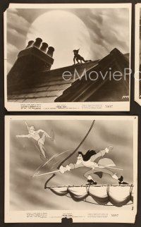 3j466 PETER PAN 3 8x10 stills '53 Walt Disney animated cartoon fantasy classic!