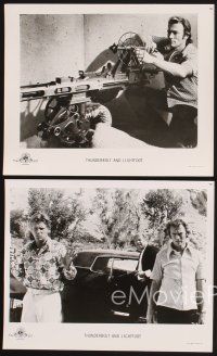 3j341 THUNDERBOLT & LIGHTFOOT 5 TV 8.25x10 stills R80s images of Clint Eastwood with HUGE gun!