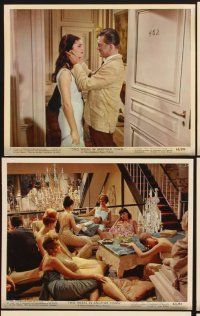 3j557 2 WEEKS IN ANOTHER TOWN 10 color EngUS 8x10 stills '62 Kirk Douglas & sexy Cyd Charisse!