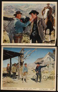 3j771 LAW & JAKE WADE 4 color EngUS 8x10 stills '58 Robert Taylor, Richard Widmark & Patricia Owens!