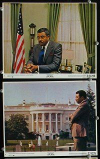 3j636 MAN 8 8x10 mini LCs '72 James Earl Jones as the 1st pretend black U.S. President, Rod Serling