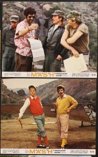 3j638 MASH 8 color 8x10 stills '70 Elliott Gould, Korean War classic directed by Robert Altman!