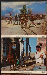 3j690 MERCENARY 7 color 8x10 stills '69 Il Mercenario, gunslingers Jack Palance & Franco Nero!