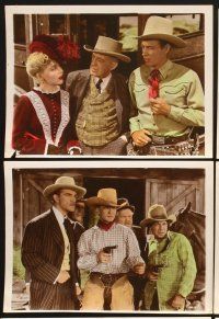 3j573 ROMANCE OF THE WEST 9 color 7.5x10 stills '46 great images of singin' cowboy Eddie Dean!