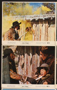 3j703 WILL PENNY 7 color 8x10 stills '68 cowboy Charlton Heston, Joan Hackett, Donald Pleasance!