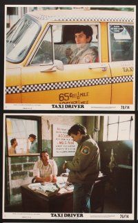 3j664 TAXI DRIVER 8 8x10 mini LCs '76 Robert De Niro, Cybill Shepherd, Harvey Keitel, Jodie Foster!