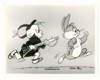 3k097 BUGS BUNNY BUSTIN' OUT ALL OVER TV 7x9 still '80 Chuck Jones art of young Elmer Fudd & Bugs!