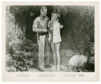 3k177 DAY THE WORLD ENDED 8x10 still '56 Richard Denning stands by worried Lori Nelson!