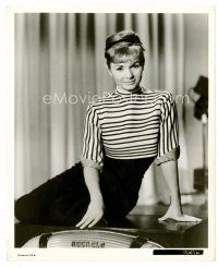 3k178 DEBBIE REYNOLDS 8x10 still '59 great seated close up from Say One For Me!
