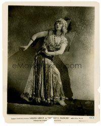 3k189 DEVIL DANCER 8x10 still '27 full-length sexy shimmy dancer Gilda Gray in cool costume!