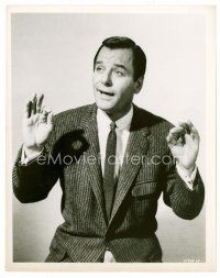 3k298 GIG YOUNG 8x10 still '58 waist-high portrait in suit & tie from The Tunnel of Love!