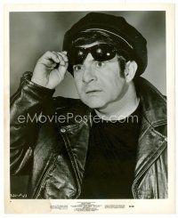 3k320 HARVEY LEMBECK 8x10 still '63 great close up in leather jacket & shades from Beach Party!