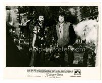 3k348 INDIANA JONES & THE TEMPLE OF DOOM candid 8x10 still '84 George Lucas & Steven Spielberg!