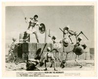 3k376 JASON & THE ARGONAUTS 8x10 still '63 fx by Ray Harryhausen, best image of skeleton battle!