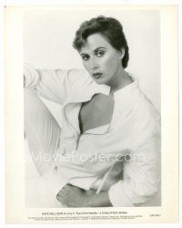 3k414 KATE NELLIGAN 8x10 still '81 sexy close up with her shirt half open from Eye of the Needle!