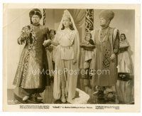 3k428 KISMET 8x10 still '44 Ronald Colman looks at man & woman in cool Arabian costumes!