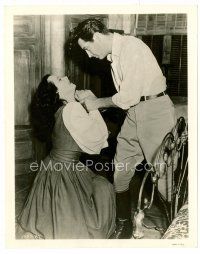 3k434 LADY OF THE TROPICS 8x10 still '39 Robert Taylor grabs Hedy Lamarr begging on her knees!