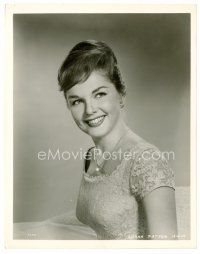 3k467 LUANA PATTEN 8x10.25 still '50s great smiling portrait of the pretty actress in lace top!