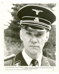 3k479 MALCOLM MCDOWELL 8x10 still '79 close up as a brutal German officer from The Passage!