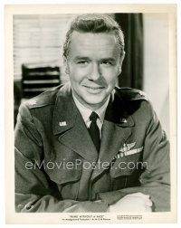 3k501 MARSHALL THOMPSON 8x10.25 still '58 close up in military uniform from Fiend Without a Face!