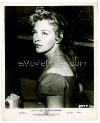 3k543 ODILE VERSOIS 8x10 still '57 close up of the pretty French actress from Checkpoint!